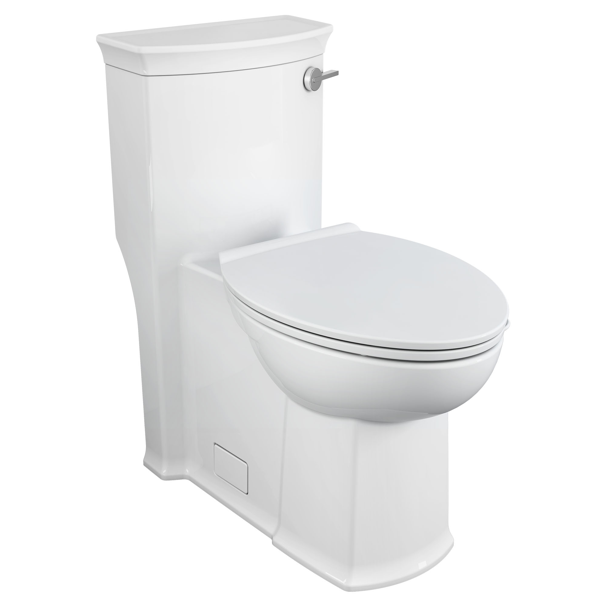 Wyatt® One-Piece Chair-Height Right-Hand Trip Lever Elongated Toilet with Seat